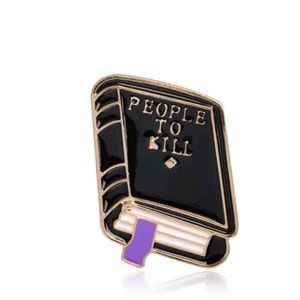 People To Kill Book Pin